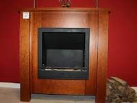 Sierschouw met twee kandelaars en stolp. afmeting 105 x 41 x 108 cm - afbeelding 4 van  6