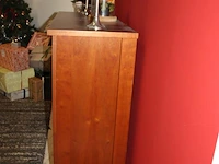 Sierschouw met twee kandelaars en stolp. afmeting 105 x 41 x 108 cm - afbeelding 6 van  6