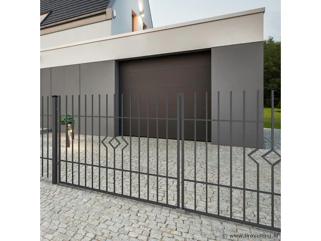 Sier/tuinhekwerken 2mtr (b) incl. palen en montage mat. - 20 stuks - afbeelding 3 van  7