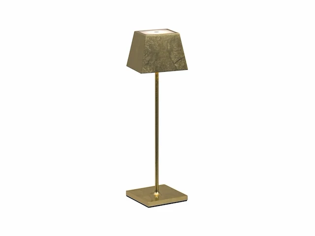 Siesta gold leaf ip54 draagbare en oplaadbare led tafellamp - afbeelding 1 van  1