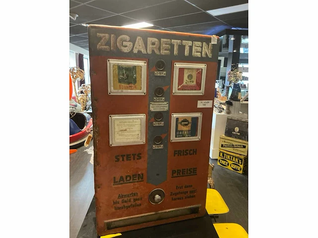 Sigarettenautomaat vintage - afbeelding 2 van  9
