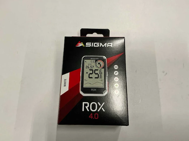 Sigma rod 4.0 fietscomputer white - afbeelding 1 van  4