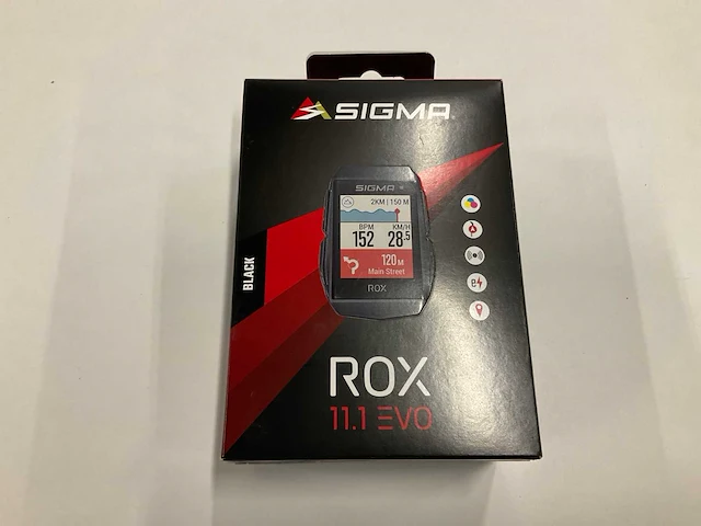 Sigma rox 11.1 evo fietscomputer - afbeelding 1 van  3