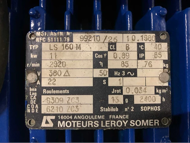 Sihi-maters / slisenti nowa 5020/185 centrifugaalpomp (2x) - afbeelding 9 van  9