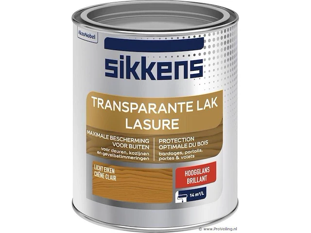Sikkens - buitenlak - verf - hoogglans - licht eiken - 750 ml - afbeelding 1 van  1