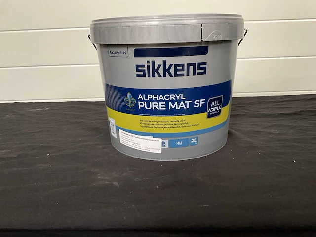 Sikkens alphacryl pure mat sf verf , pur , lijm & kit - afbeelding 1 van  4