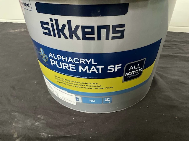 Sikkens alphacryl pure mat sf verf , pur , lijm & kit - afbeelding 3 van  4