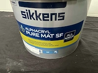 Sikkens alphacryl pure mat sf verf , pur , lijm & kit - afbeelding 3 van  4