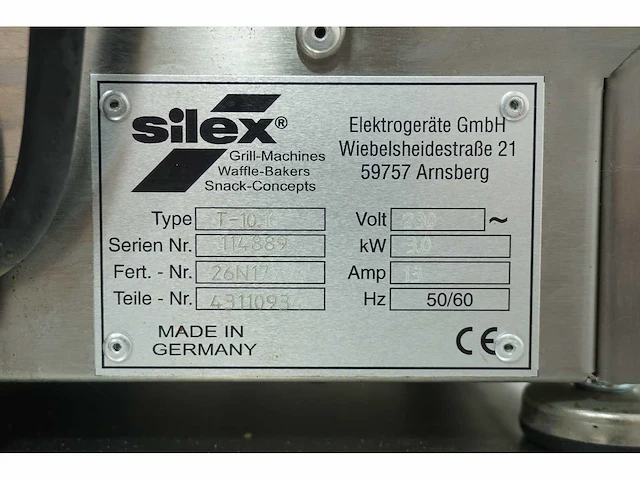 Silex - t-10 10 - contactgrill - afbeelding 6 van  7