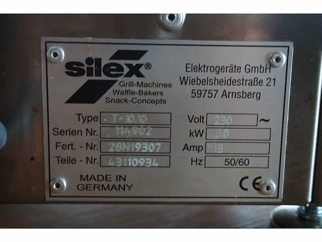 Silex - t-10.10 - contactgrill - afbeelding 4 van  5