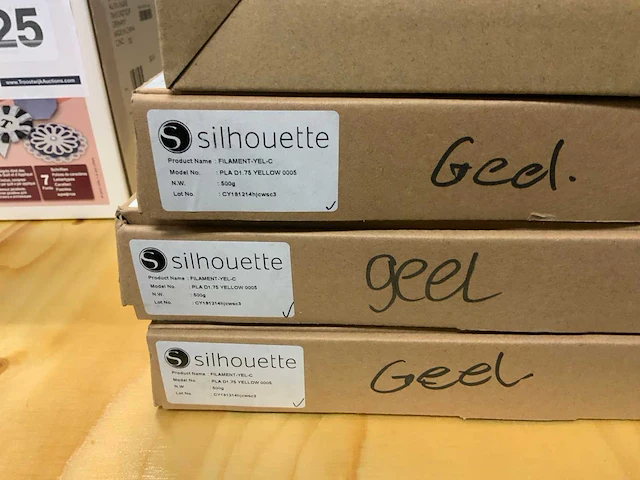 Silhouette doos 3d pla printdraad (19x) - afbeelding 2 van  5