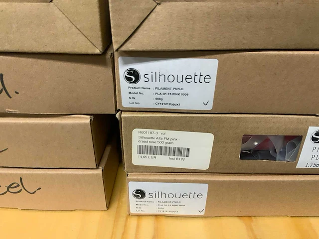 Silhouette doos 3d pla printdraad (19x) - afbeelding 3 van  5