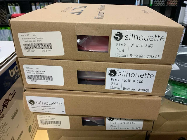 Silhouette doos 3d pla printdraad (19x) - afbeelding 4 van  5