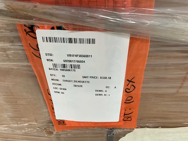 Silhouette gun target (1000x) - afbeelding 4 van  4