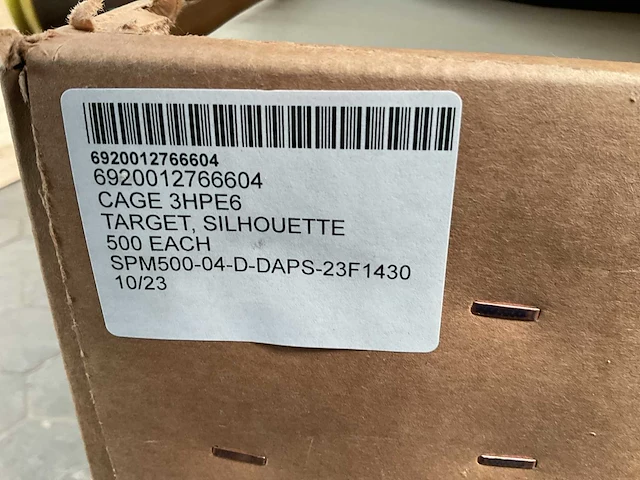 Silhouette gun target (5000x) - afbeelding 4 van  5