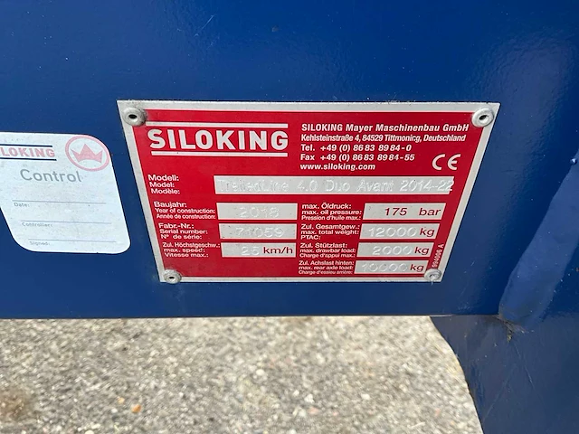 Siloking - trailedline duo avant 2014 - mixer feeder lorrie - 2019 - afbeelding 15 van  22