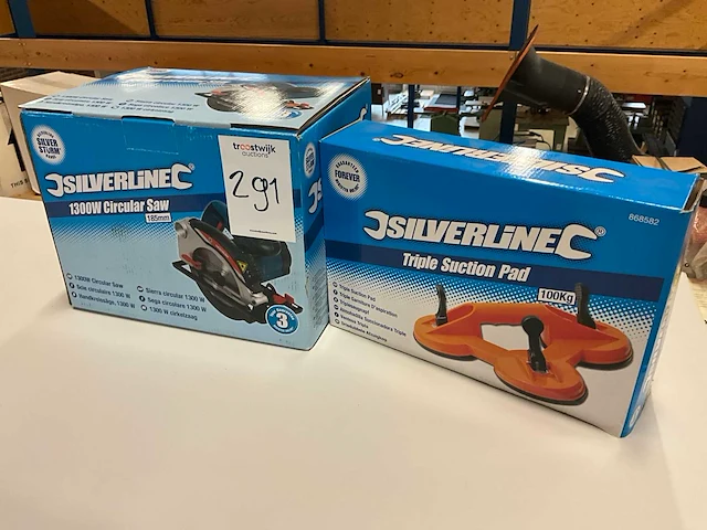 Silver line 1300w cirkelzaagmachine - afbeelding 1 van  4