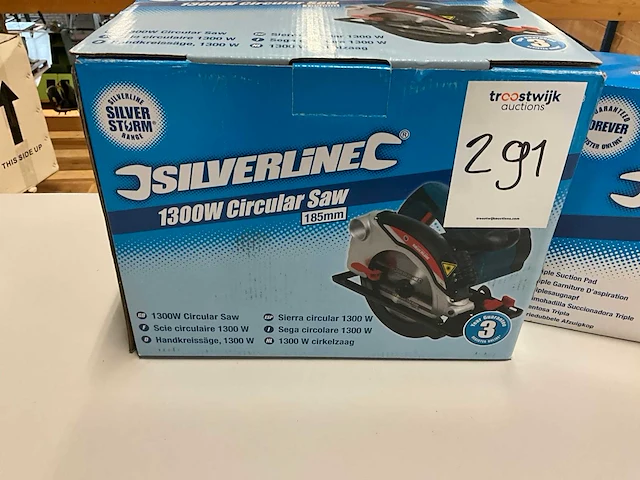 Silver line 1300w cirkelzaagmachine - afbeelding 2 van  4