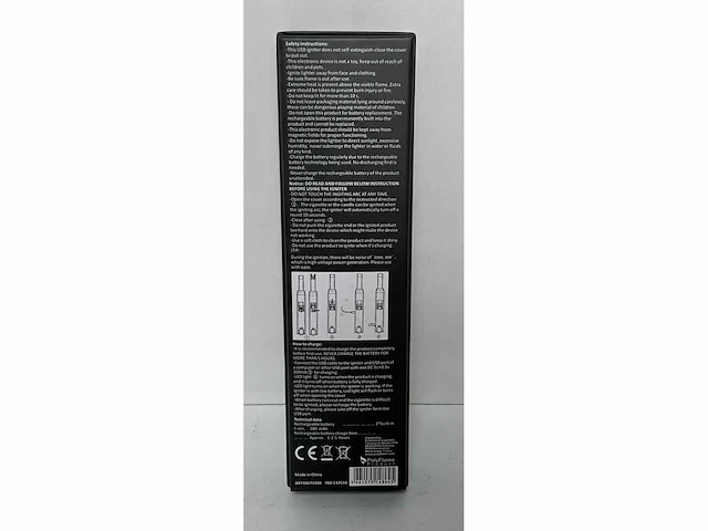 Silver match oplaadbare elektrische aansteker (432x) - afbeelding 7 van  7