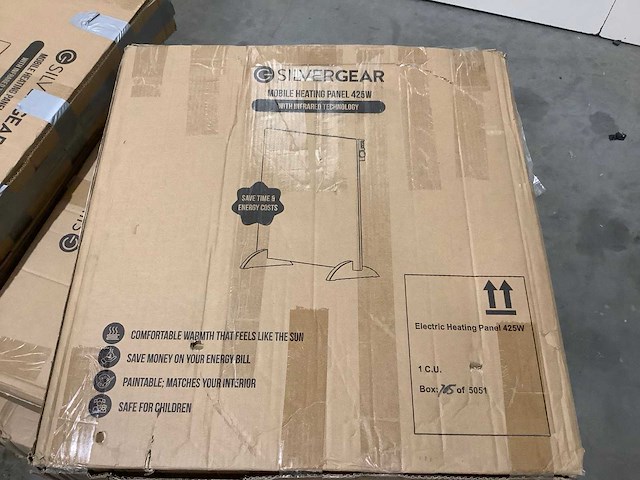 Silvergear 425w elektrische kachel (12x) - afbeelding 4 van  5
