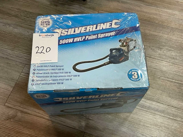 Silverline 500w hvlp verfspuit - afbeelding 3 van  3