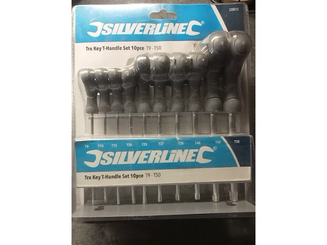 Silverlive torx set in opberg rek 10 dlg - afbeelding 1 van  3