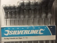 Silverlive torx set in opberg rek 10 dlg - afbeelding 1 van  3