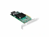 Silverstone sst-ecs05 pci-e uitbreidingskaart op serverniveau gen 3.0 x8, 8x sas(12gb/s) / sata(6gb/s) poorten - afbeelding 1 van  3