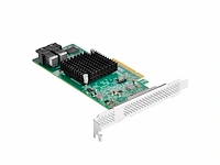 Silverstone sst-ecs05 pci-e uitbreidingskaart op serverniveau gen 3.0 x8, 8x sas(12gb/s) / sata(6gb/s) poorten - afbeelding 2 van  3