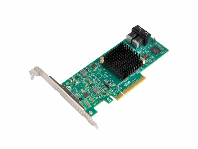 Silverstone sst-ecs05 pci-e uitbreidingskaart op serverniveau gen 3.0 x8, 8x sas(12gb/s) / sata(6gb/s) poorten - afbeelding 3 van  3