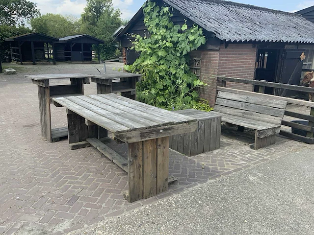 Silvijn meubels houten tuinset - afbeelding 1 van  5