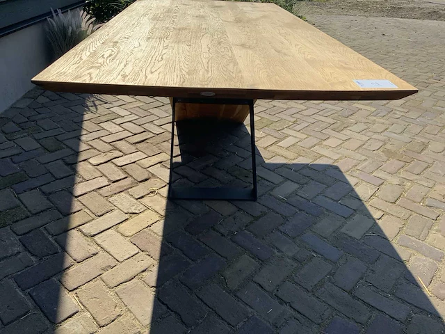 Silvijn wonen sw-207 eikenhouten eetkamertafel - afbeelding 6 van  7