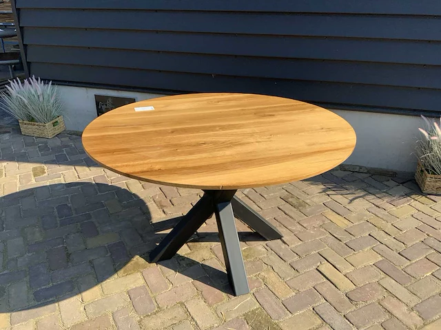 Silvijn wonen sw-274 eikenhouten eetkamertafel - afbeelding 1 van  5