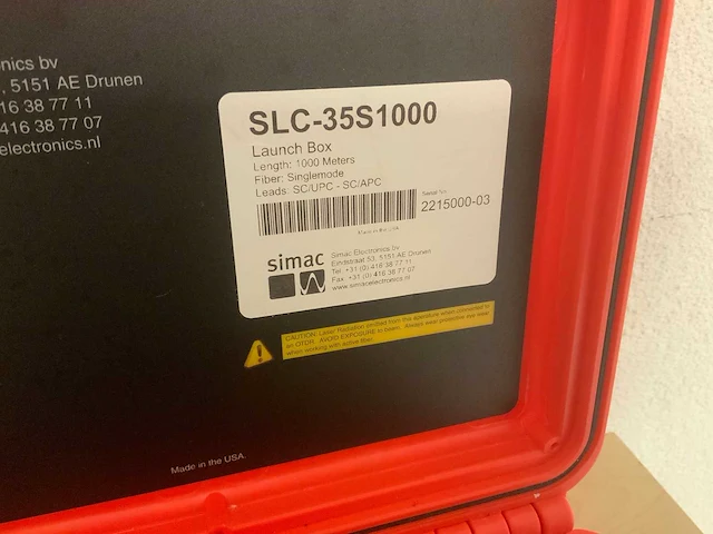 Simac - singlemode launch box - afbeelding 5 van  6