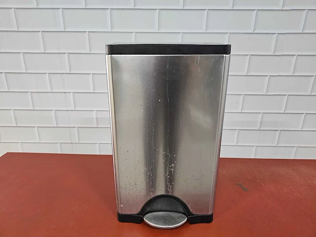 Simplehuman - rvs afvalbak - afbeelding 1 van  4