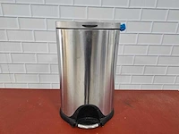 Simplehuman - rvs afvalbak - afbeelding 1 van  4