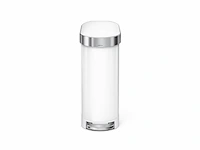 Simplehuman afvalemmer slim 45 liter wit rvs - afbeelding 2 van  6