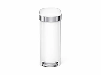 Simplehuman afvalemmer slim 45 liter wit rvs - afbeelding 4 van  6