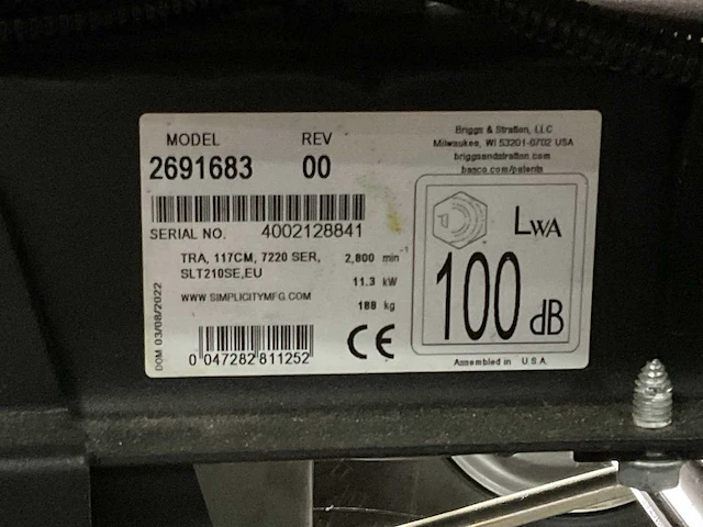 Simplicity slt210se regent zitmaaier - afbeelding 6 van  14