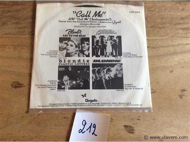 Single blondie - afbeelding 2 van  2