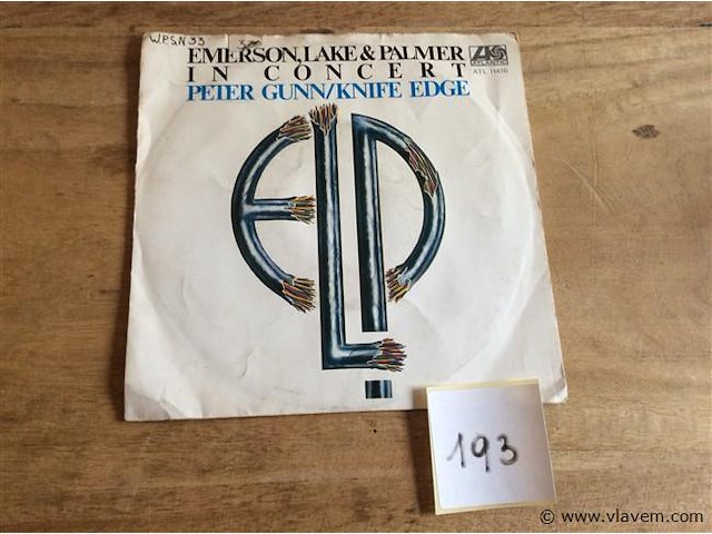 Single emerson,lake & palmer - afbeelding 1 van  2