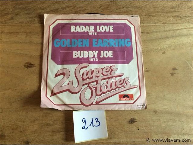 Single golden earring - afbeelding 1 van  2