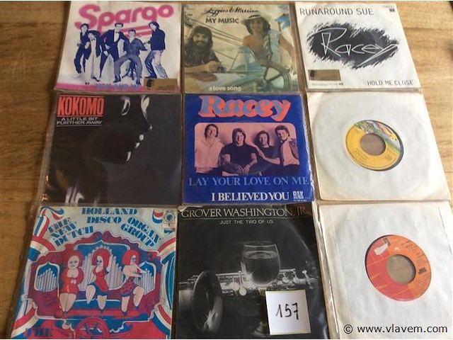 Singles divers 9stuks - afbeelding 1 van  2