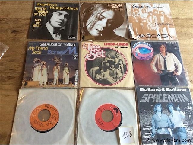 Singles divers 9stuks - afbeelding 1 van  2