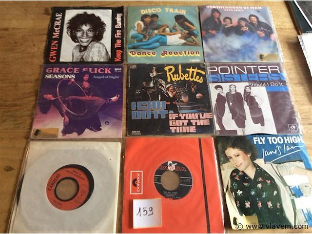 Singles divers 9stuks - afbeelding 1 van  2