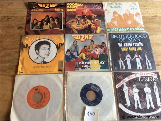 Singles divers 9stuks - afbeelding 1 van  1