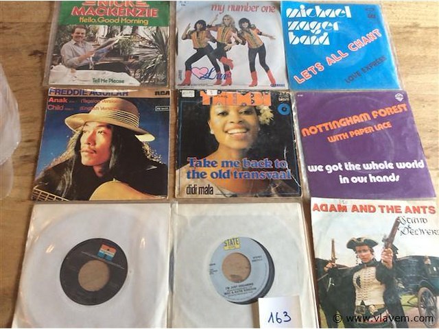 Singles divers 9stuks - afbeelding 1 van  2