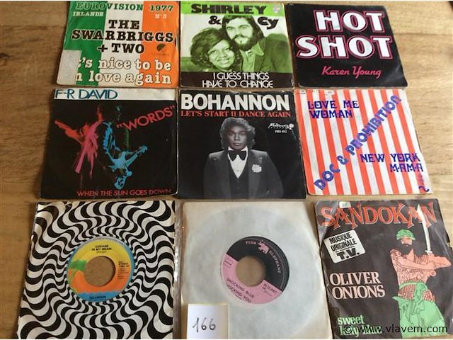 Singles divers 9stuks - afbeelding 1 van  2