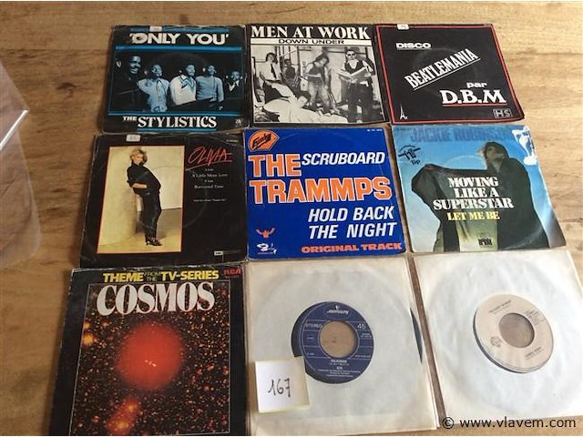 Singles divers 9stuks - afbeelding 1 van  2