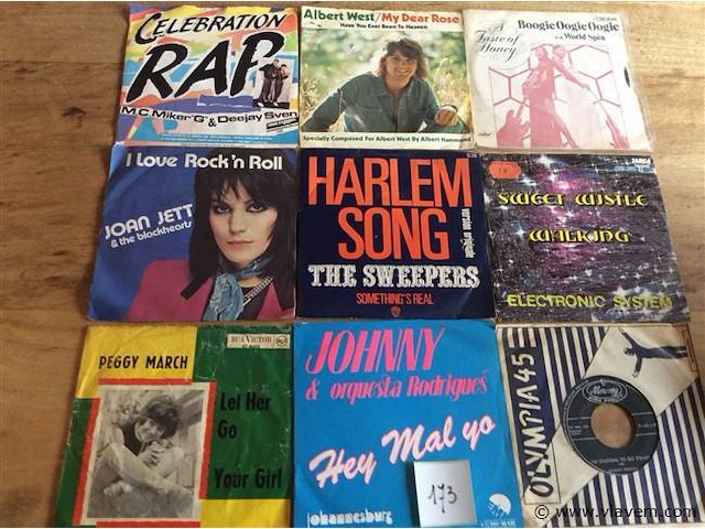 Singles divers 9stuks - afbeelding 1 van  2